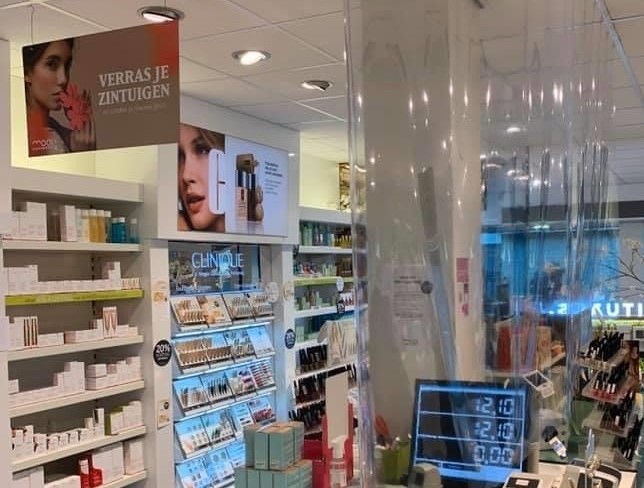 Kassa scherm (2,00 m.)